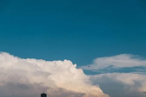 Cloud over the city Stock Photos