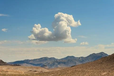 Cloud over Death Valley Stock Photos