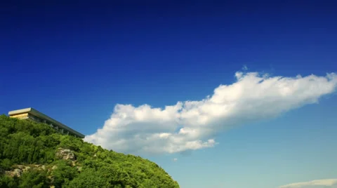 Cloud over the hill FullHD Stock Footage 26319049