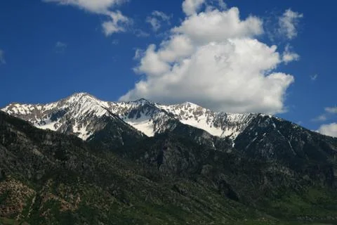 Cloud over mount nebo Stock Photos