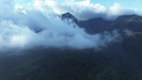 Cloud Over the Mountain Stock-Footage 259406298