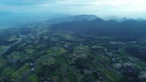 Cloud Over the Mountain Stock Footage 259407346