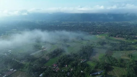Cloud Over the Mountain Stock Footage 259535859