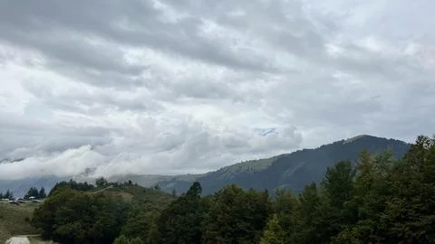 Cloud over mountain Stock Photos