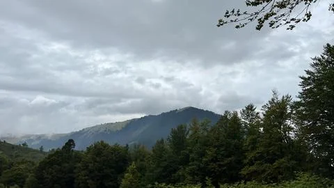 Cloud over mountain Stock Photos