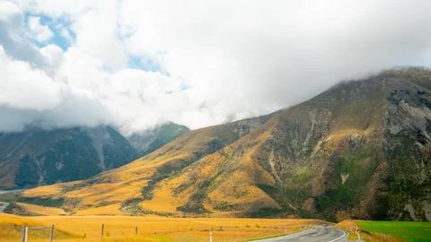 Cloud over Mountain Stock Photos