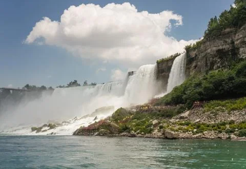 Cloud over Niagara Falls Foto stock