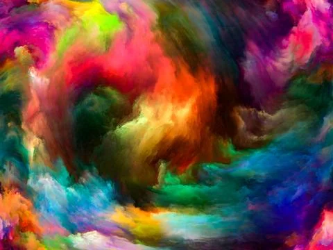 Cloud Paint Stock Illustration