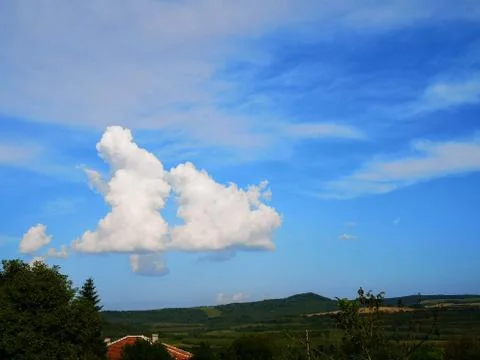 This Cloud Is Like A Paint Stock Photos