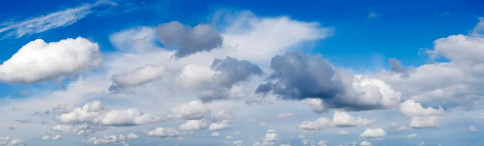 Cloud panorama Stock Photos