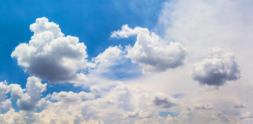 Cloud panorama Stock Photos