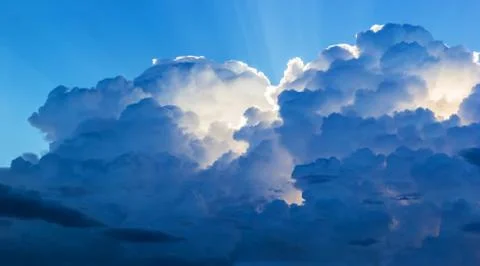 Cloud panorama Stock Photos