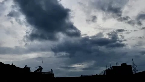 CLOUD PASSING TIME LAPSE Stock Footage 168886080