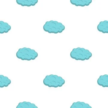 Cloud pattern flat 스톡 일러스트
