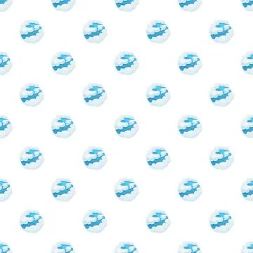 Cloud pattern seamless background illustration design Illustrazione stock