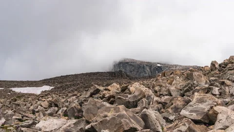 Cloud Peak Wilderness, clouds on Cloud Peak Stock Footage 167435510