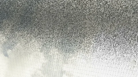 Cloud Picture Transforms into Particles (Looping) Video stock 122598169