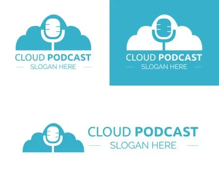 Cloud podcast Stock Illustration