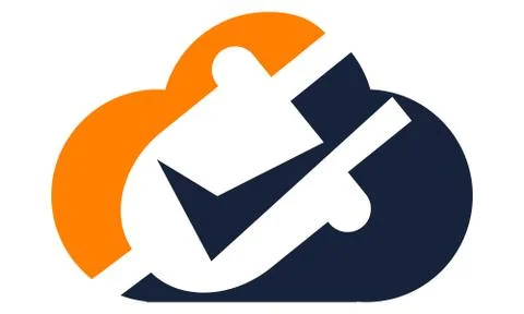 Cloud Power Plug Validate Illustrazione stock