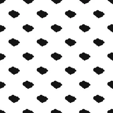 Cloud of precipitation pattern seamless vector 스톡 일러스트
