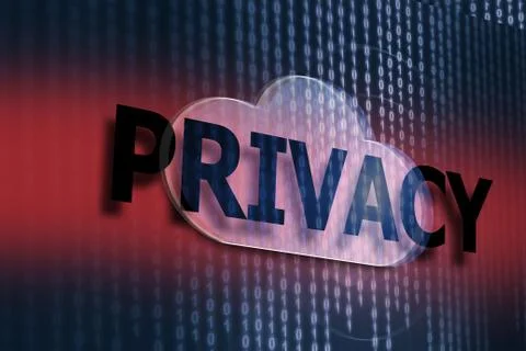 Cloud privacy Illustrazione stock