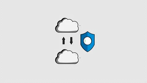 Cloud Protection Stock Footage 286388762
