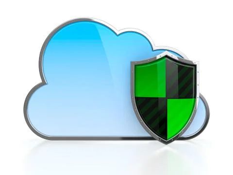 Cloud protection Illustrazione stock
