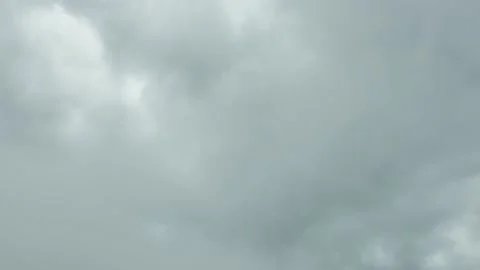 CLOUD puffy rainy global warming effect black thunderstorm dramatic 4K CLOUD Stock Footage 160848358