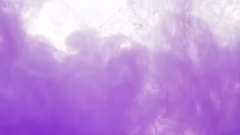 Cloud of purple paint flows Stock Footage 166131530