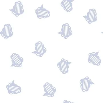 Cloud quote speech glyph vector seamless pattern 스톡 일러스트