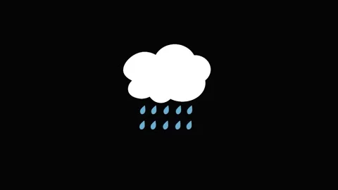 Cloud rain drop Stock Footage 211624281