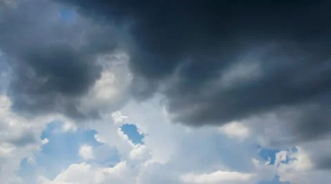 Cloud before rain Stock Footage 68025317