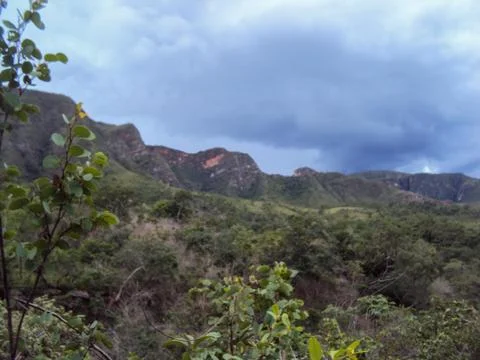 Cloud rain tree nature mountain Stock Photos