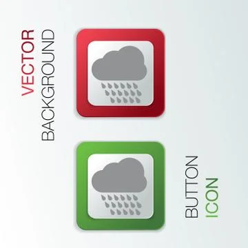 Cloud rain.  the weather icon Stock Illustration