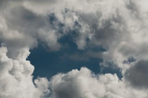 Cloud before raining,Dramatic sky with stormy clouds,Dark ominous clouds, D.. Stock Photos