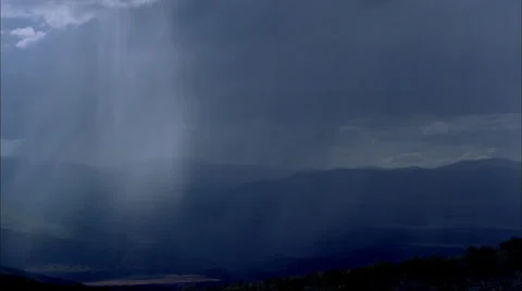 Cloud rainning Time Lapse Stock Footage 26155654