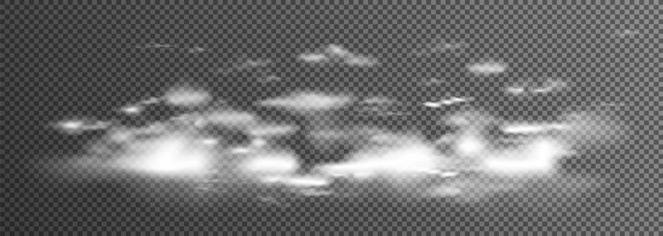 Cloud range. Vector cloud range, realistic illustration, Cloud vector range 스톡 일러스트