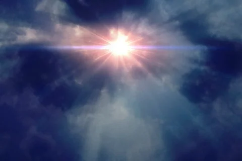 Cloud Rays 10 2997 Video stock 69417