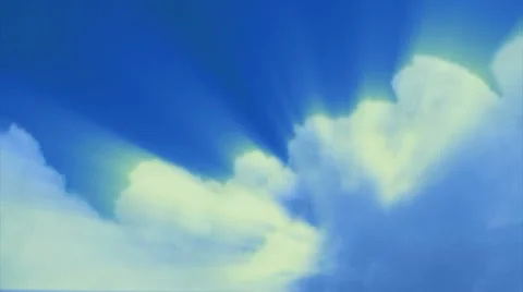 Cloud Rays Stock-Footage 8065324