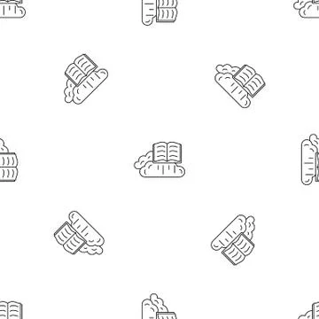 Cloud reading pattern seamless Illustrazione stock