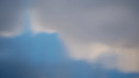 Cloud Reflections and Water Ripples on Lake Alster, Hamburg 13 Stock Footage 314405466