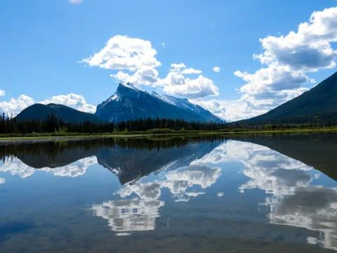 Cloud reflections Stock Photos