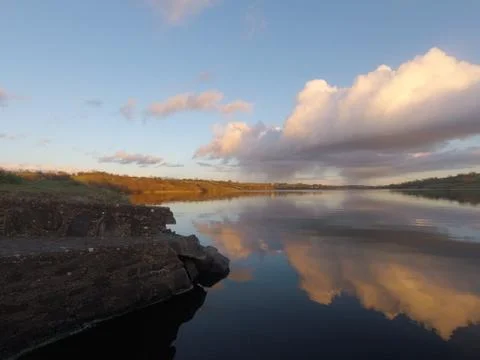 Cloud reflections Stock Photos
