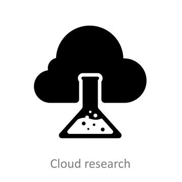 Cloud Research Stock Illustration