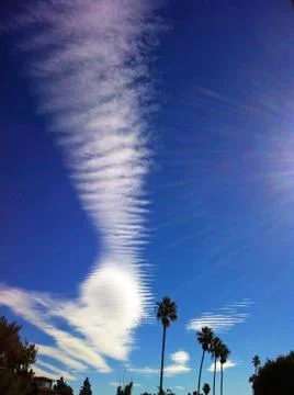 Cloud Ribbon Stock Photos