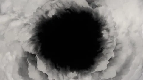 Cloud Ring Energy Vortex Loop Animation Stock Footage 262970101