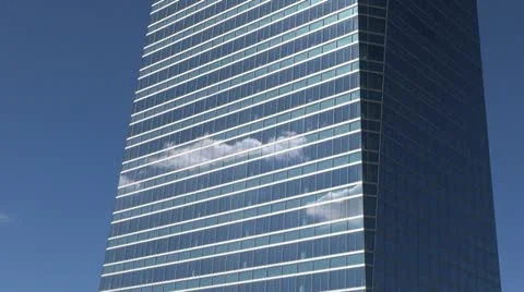 Cloud running on crystal wall Stock Footage 21925202