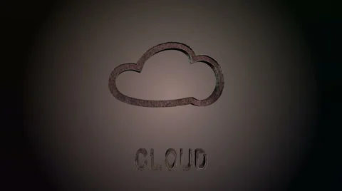 Cloud - Rusted Looping Concept Stock Footage 65245706