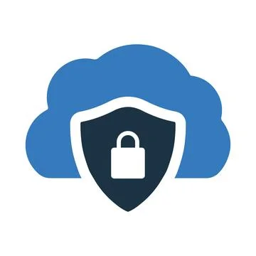 Cloud, safety, security icon. Simple editable vector illustration. 스톡 일러스트