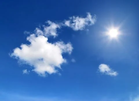 Cloud scape with blue sky background Stock Photos